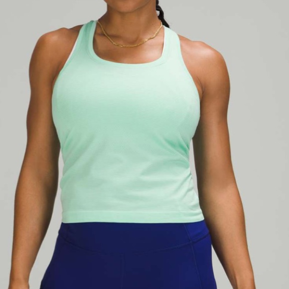 Lululemon Swiftly Tech Racerback 2.0 *Race Length in Wild Mint